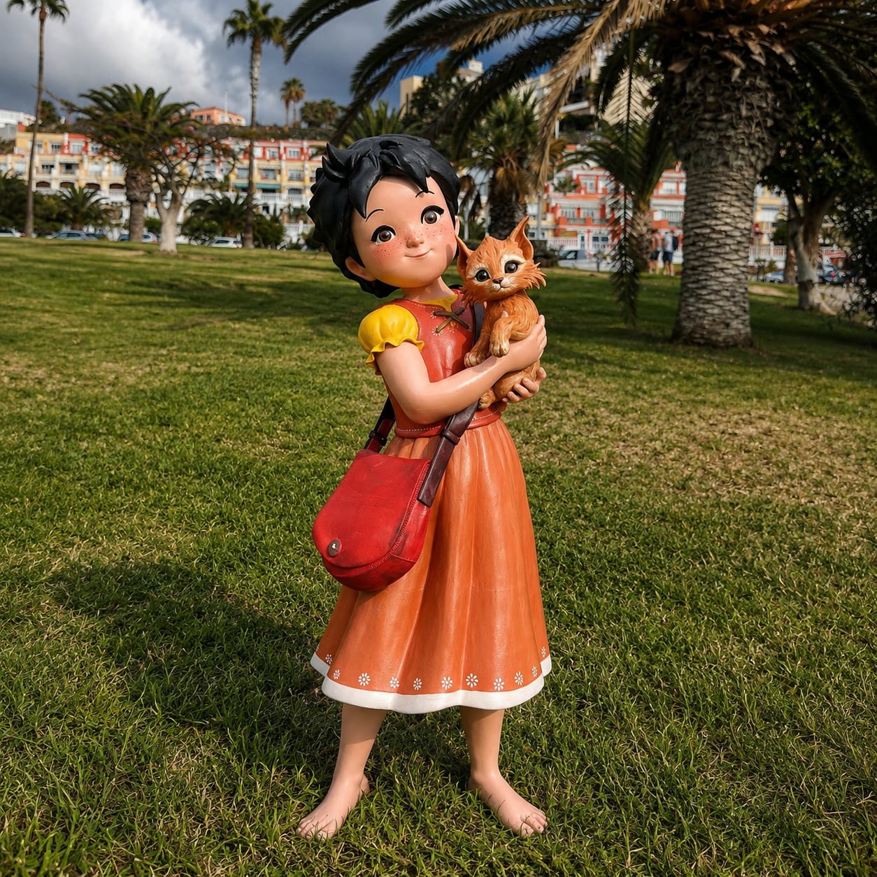 Figura a tamaño real de Heidi de la película de 3 Doubles