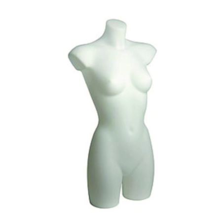 Alquiler de maniquí torso mujer (blanco)
