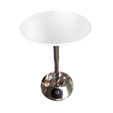 Alquiler de mesa de cóctel redonda (regulable)