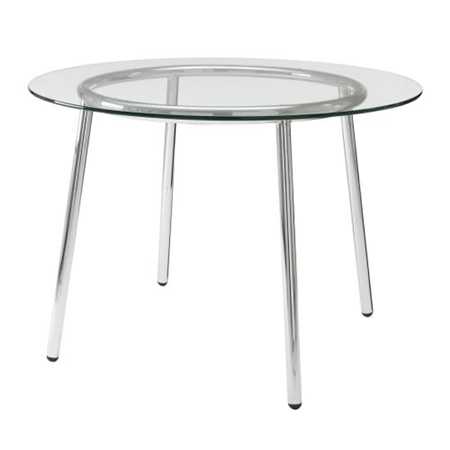 Alquiler de mesa Salmi (cristal redonda)