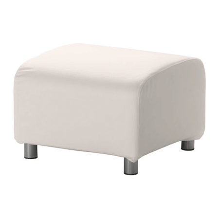 Alquiler de puf color crema
