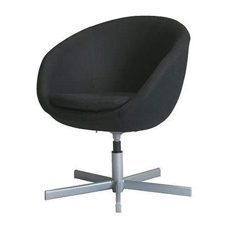 Alquiler de sillón giratorio negro