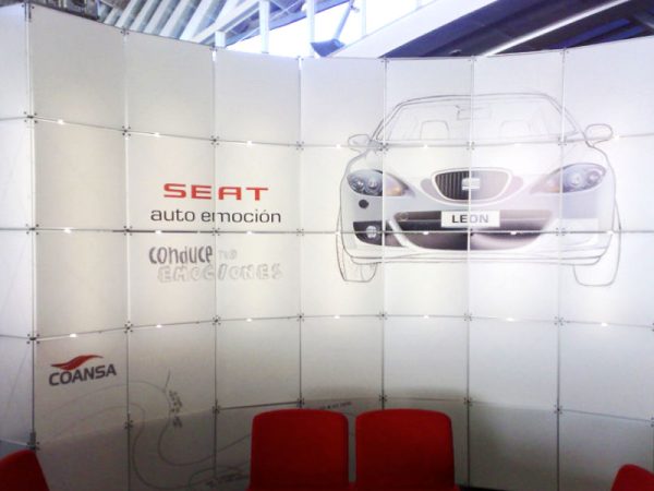 Stand de Click Comunicación en feria